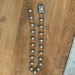 Zara Belt Beautiful Pearl and Gold Belt